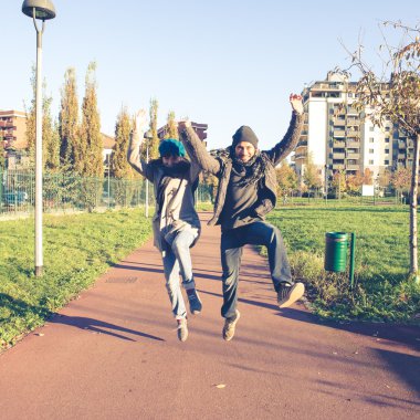 Birbirine aşık çift