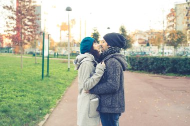 Birbirine aşık çift