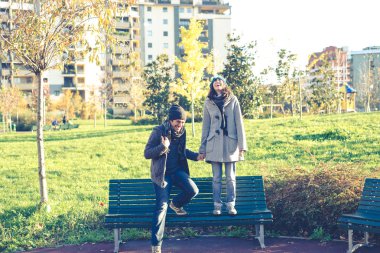 Birbirine aşık çift