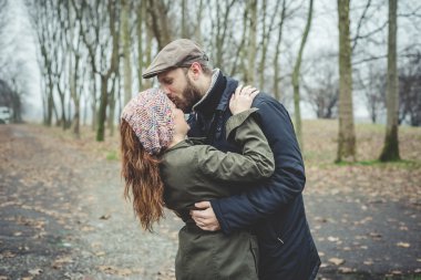 Birbirine aşık çift