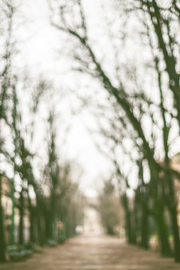 bulanık şehir ve insanlar