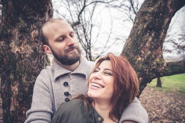 Birbirine aşık çift