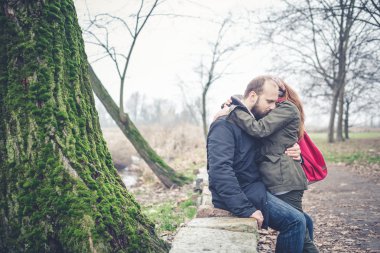 Birbirine aşık çift
