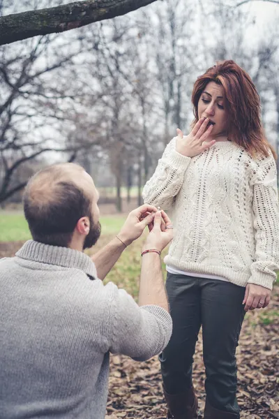 Propuesta de matrimonio — Foto de Stock