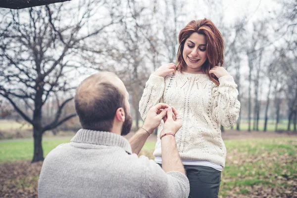 Marriage proposal — Stock Photo, Image