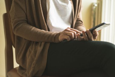 akıllı telefon tipik kadın