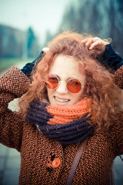 Red hair woman — Stock Photo, Image