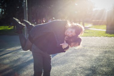 Birbirine aşık çift