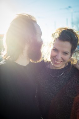 Birbirine aşık çift