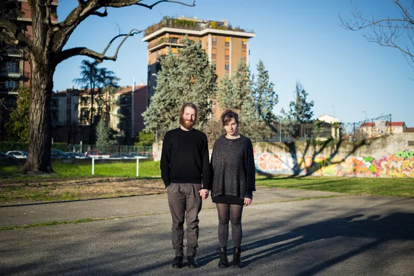 Pareja estilo de vida al aire libre — Foto de Stock