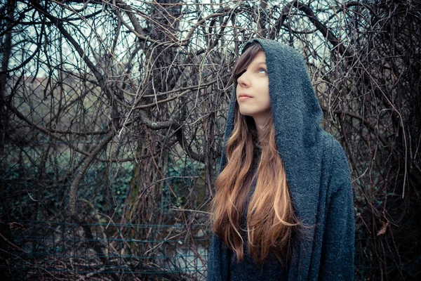 Capelli biondi hipster — Foto Stock