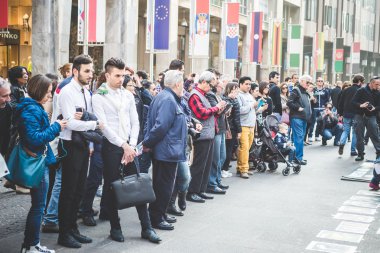 Milan'da protesto
