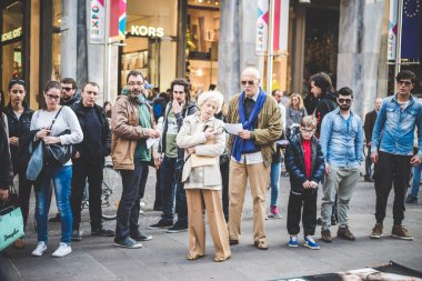 Milan'da protesto