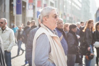 Milan'da protesto