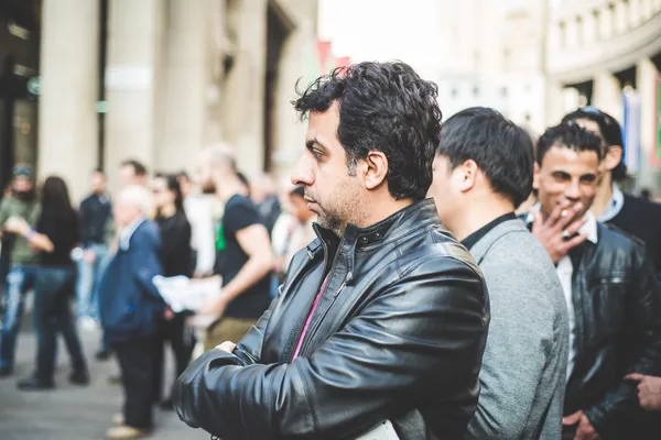 Protestera i Milano — Stockfoto