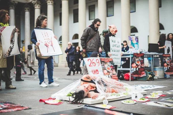 Protest in Milan — Stock Photo, Image