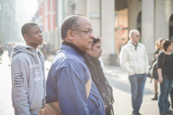 Protestera i Milano — Stockfoto