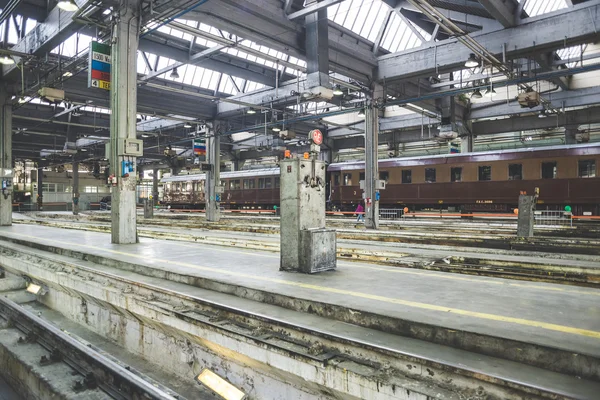 Depot alter Züge — Stockfoto