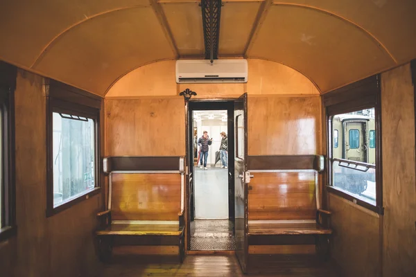 Depot alter Züge — Stockfoto