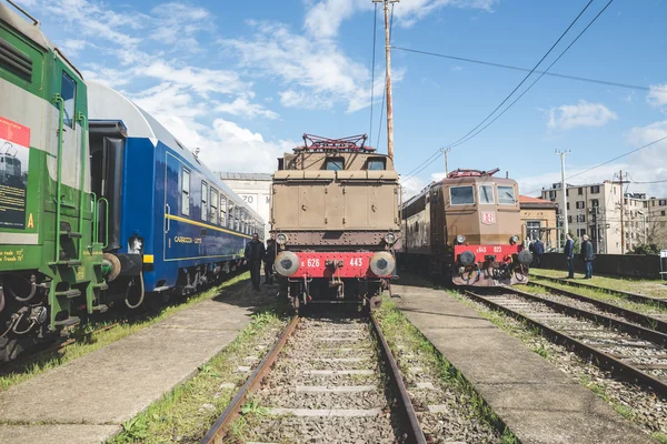 Staré vlaky vklad — Stock fotografie