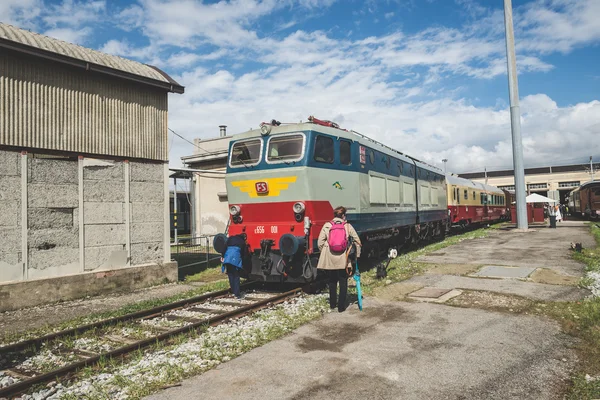 Depósito de trenes antiguos — Foto de Stock