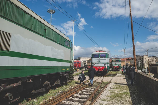 Depósito de trenes antiguos — Foto de Stock