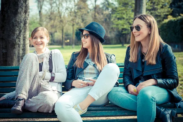 Three beautiful friends — Stock Photo, Image