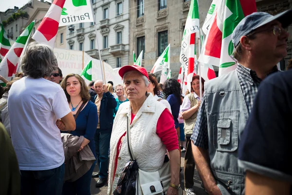 意大利的解放的庆祝活动 — 图库照片