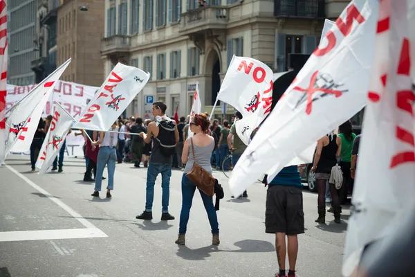 Celebration of liberation of  Italy — Stock Photo, Image