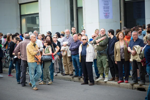 Firandet av befrielsen av Italien — Stockfoto