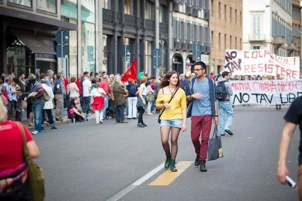 Celebration of liberation of  Italy — Stock Photo, Image