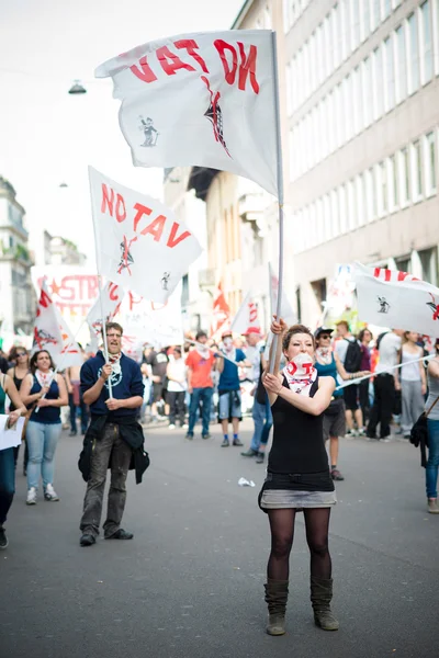 Celebration of liberation of  Italy — Stock Photo, Image