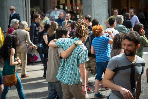 Εορτασμός της απελευθέρωσης της Ιταλίας — Φωτογραφία Αρχείου