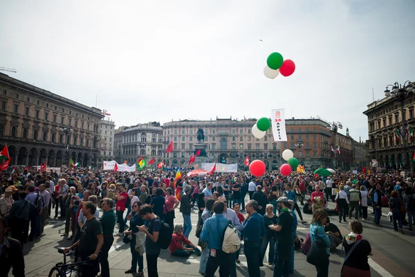 Viering van de bevrijding van Italië — Stockfoto