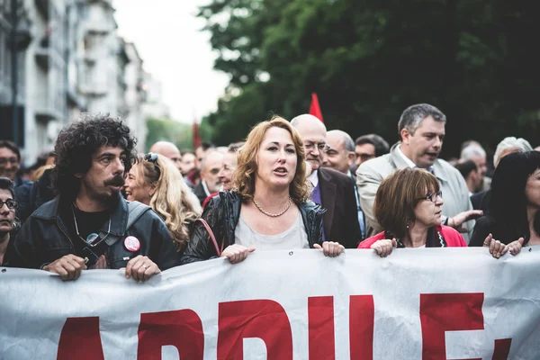 Manifestation against fascism — Stock Photo, Image