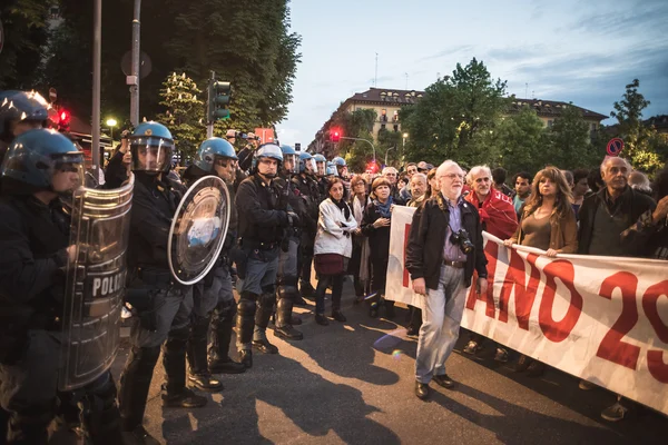Manifestação contra o fascismo — Fotografia de Stock