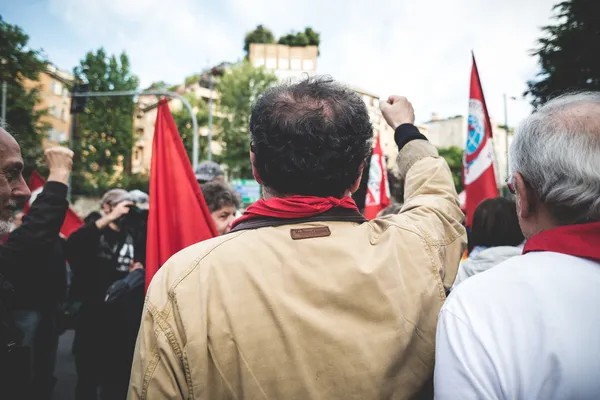 Manifestación contra el fascismo — Foto de Stock