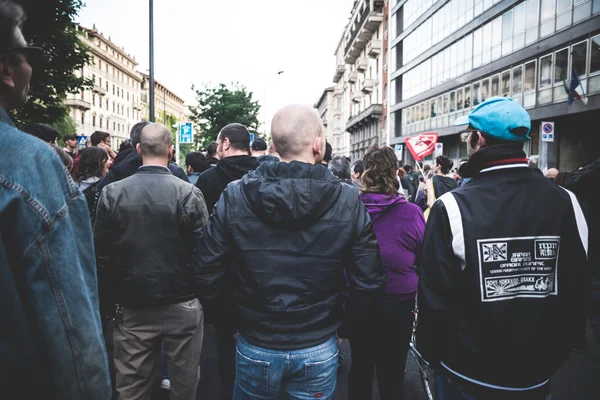 Manifestation mot fascism — Stockfoto