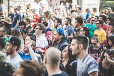 işçi günü Milano'da düzenlenen