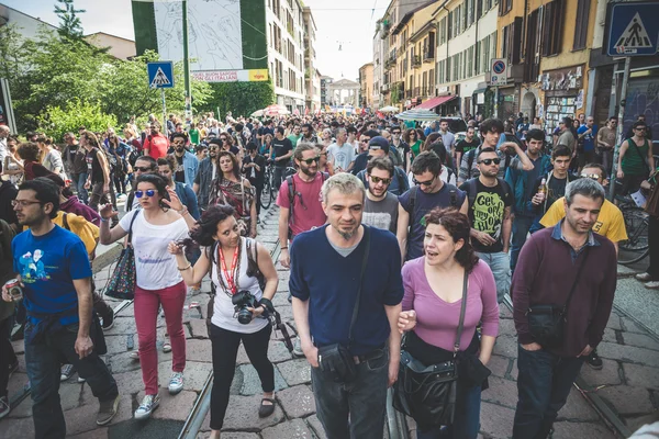 मिलानमध्ये आयोजित कामगार दिन — स्टॉक फोटो, इमेज
