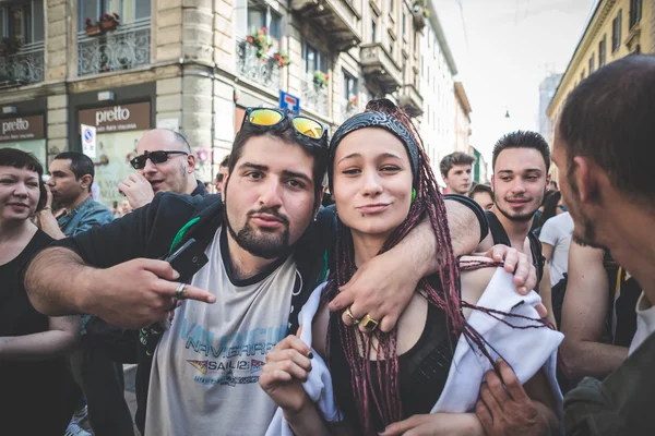 Labor day held in Milan — Stock Photo, Image