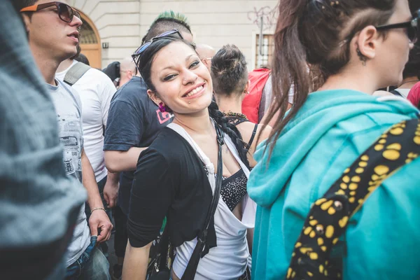 Labor day held in Milan — Stock Photo, Image