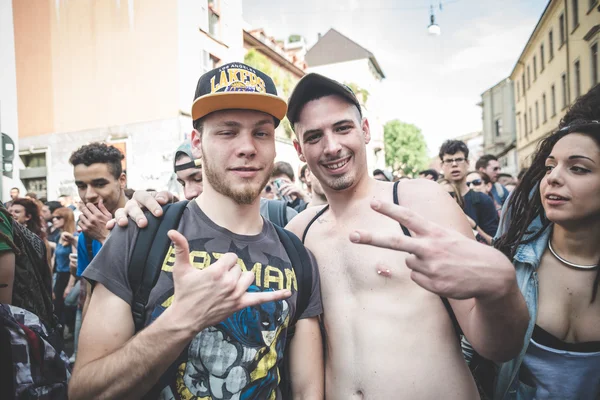 Labor day held in Milan — Stock Photo, Image