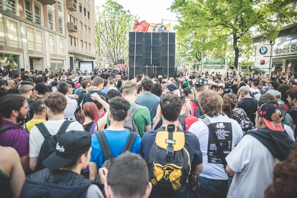 Arbeiderdag i Milano – stockfoto