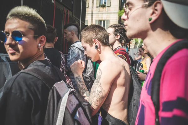 Labor day held in Milan — Stock Photo, Image