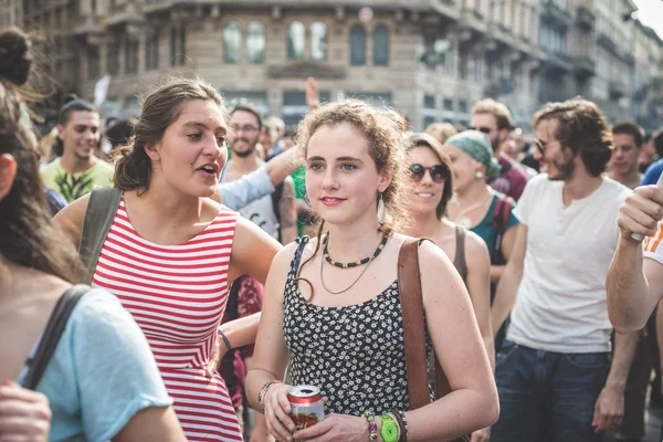 Día del Trabajo celebrado en Milán —  Fotos de Stock