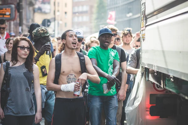 Festa del lavoro a Milano — Foto Stock