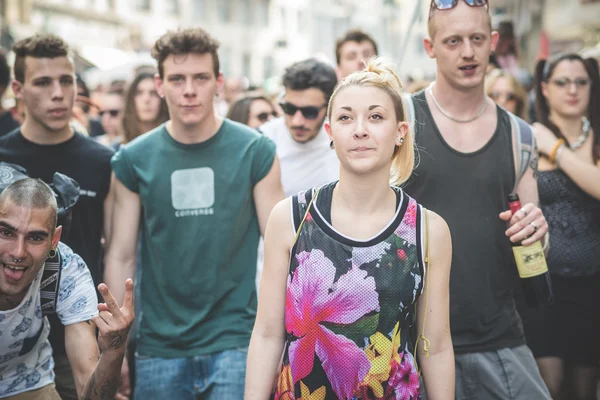 Labor day held in Milan — Stock Photo, Image