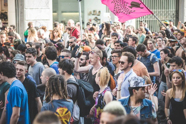 Dag van de arbeid gehouden in Milaan — Stockfoto