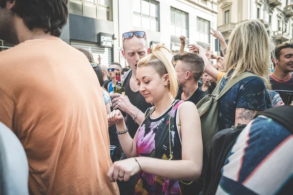 Labor day held in Milan — Stock Photo, Image